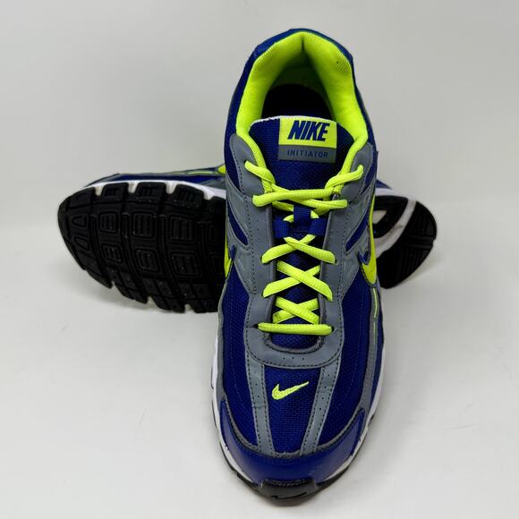ike Initiator Run Shoes Mens Sz 12 Blue 394055-400 Sporty Sturdy K.5.5 Trail - Picture 10 of 14